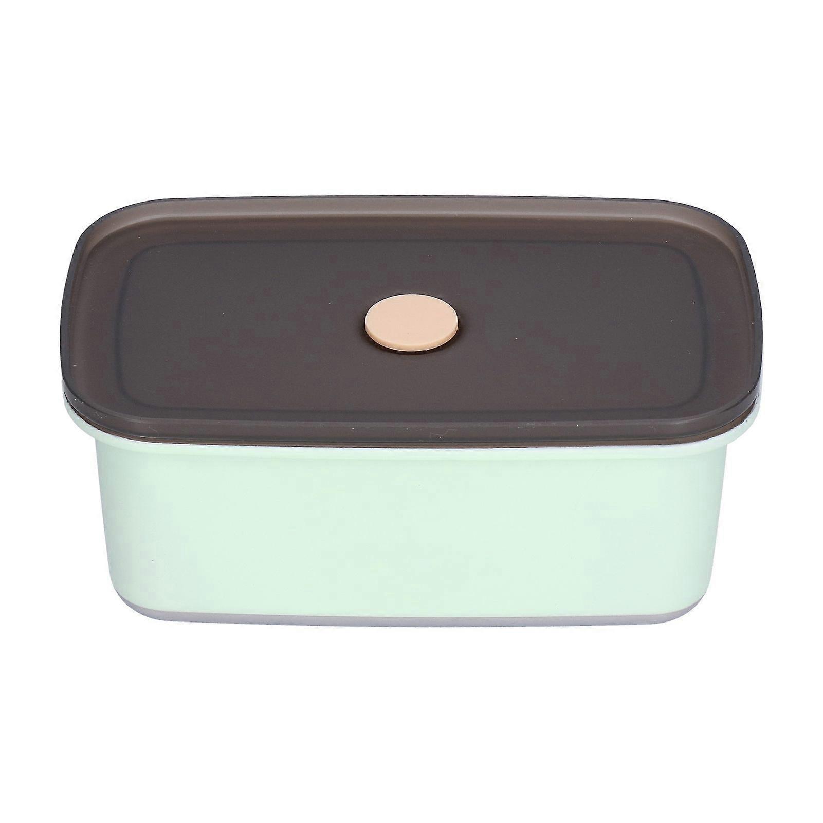 304ステンレス鋼食品収納ボックス長方形の緑の鮮度ホームオフィス用食品容器1000ml