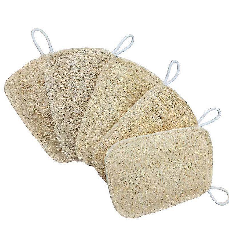 6pcs - Natural Silk Melon Dish Cloth (Square Dish Pads 7 * 11- Double Layer)