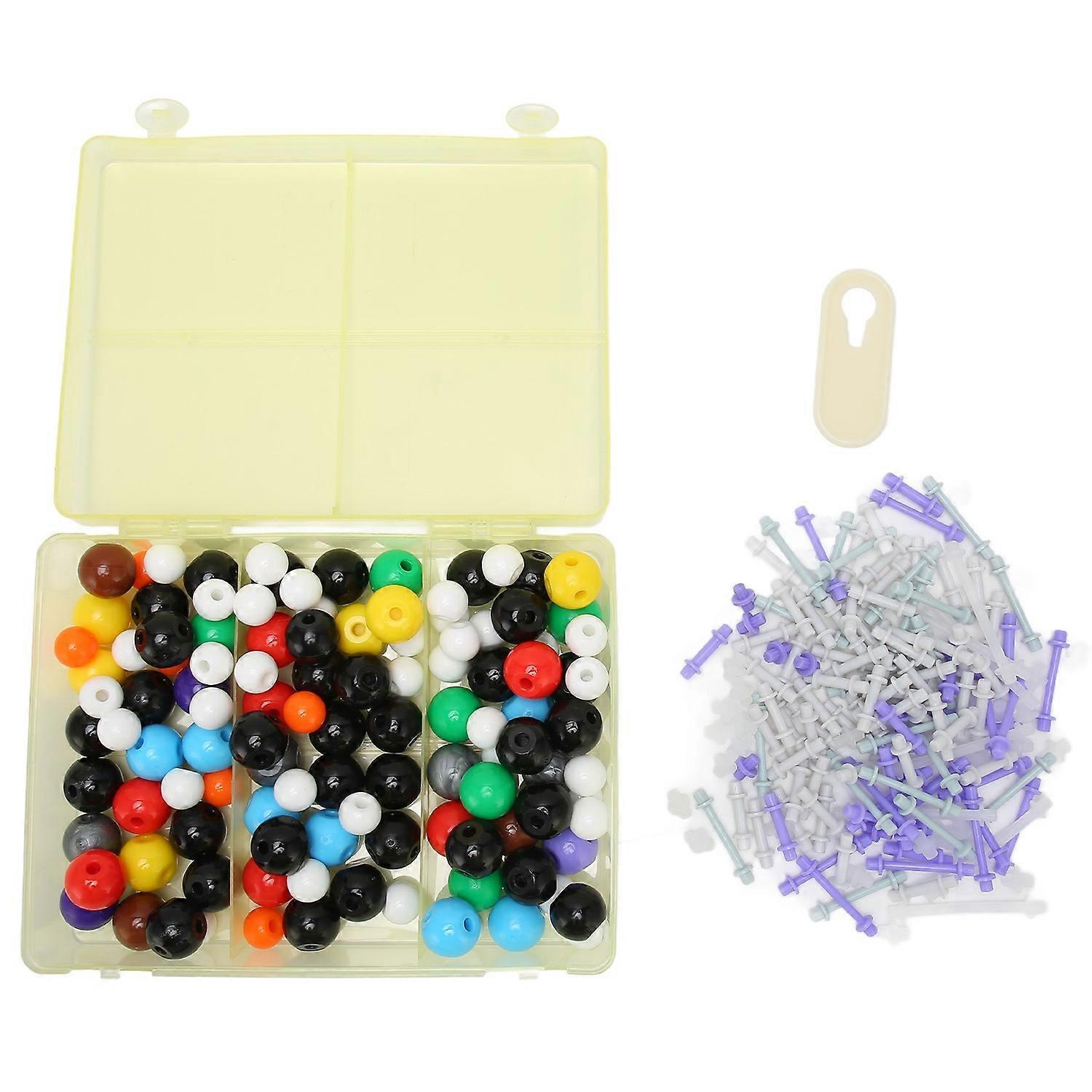 Chimie Molecular Model Kit PP Balls H C O N S Cl Br P I Box Packed Molecular Structure Model for