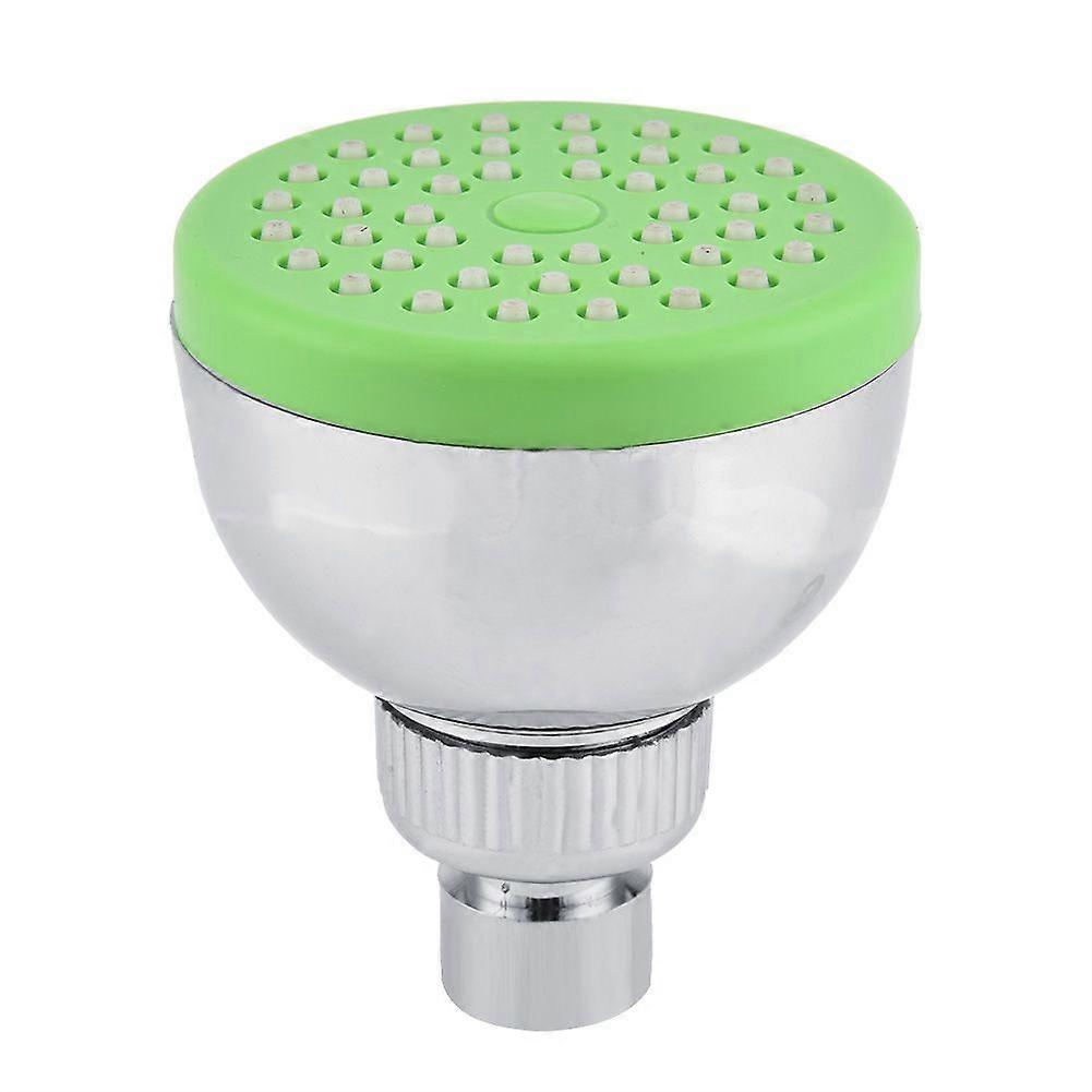 G1/2" Single-function Shower Head Chrome Plating Shower Spray Head for Bathroom Home (Green)