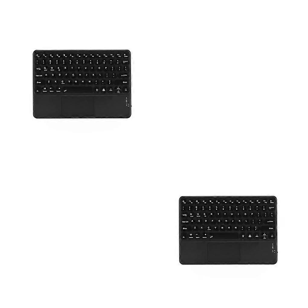 1/2 Wireless Bluetooth-compatible Keyboard Universal 79 Keys Keypad Portable Electronic Cellphone Computer Touchpad