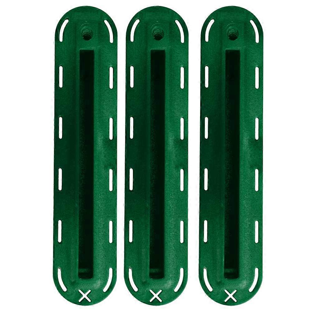 3PCS Future Universal Longboard Surfboard Single Center Tail Fin Box Plug Holder Green