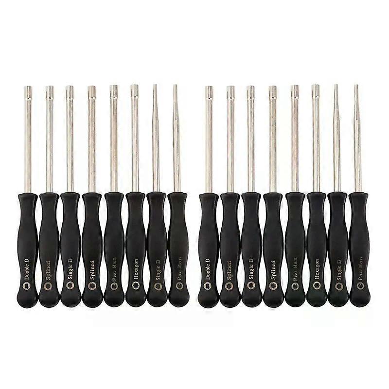 16 Pcs Screwdriver Carburetor Adjustment Tool Single D Double D Hexagon Hex Socket Kit Set