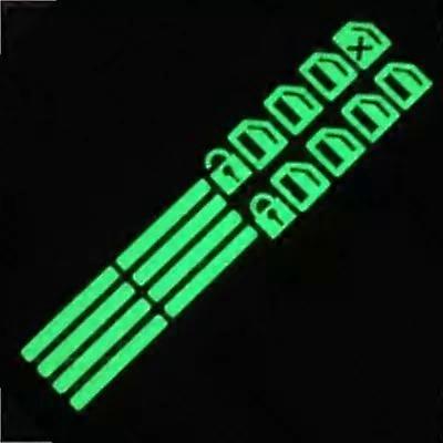 زر نافذة السيارة مضيئة ملصق رافع التبديل ليلة الفلورسنت شارات السيارات الداخلية ملصقات اكسسوارات السيارات