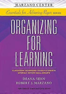 Organizing For Learning by Robert J. Marzano Paperback