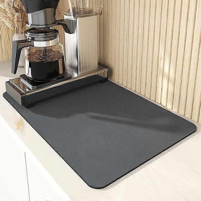 Absorbent non-slip countertop mat, 2-pack