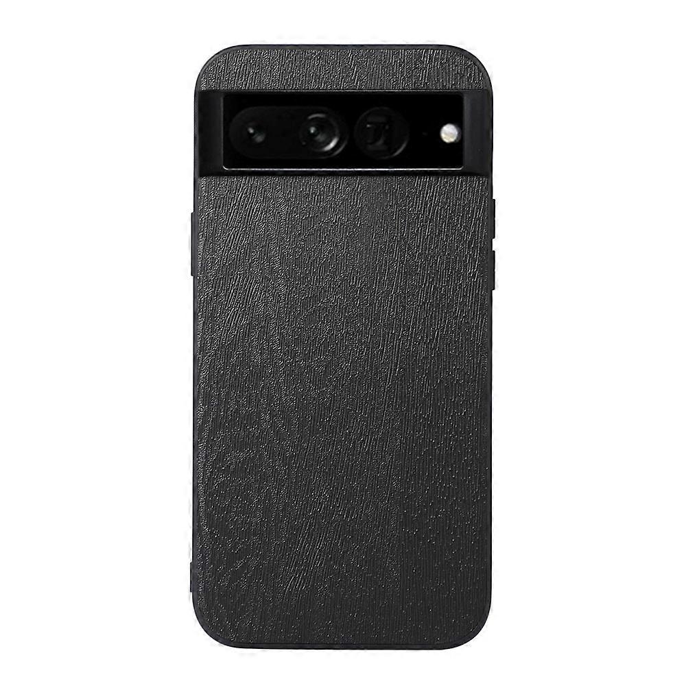 For Google Pixel 7 Pro 5G Wood Texture PU Phone Case