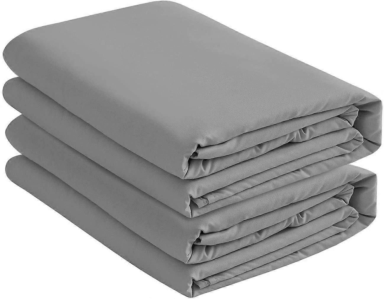 2 Pack Jersey Cotton Rich Fitted Bed Sheets Twin XL Size for Dorm Room Bedding, Soft and Durable Material