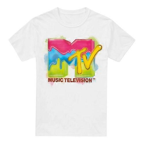 MTV Mens Paint Logo T-Shirt