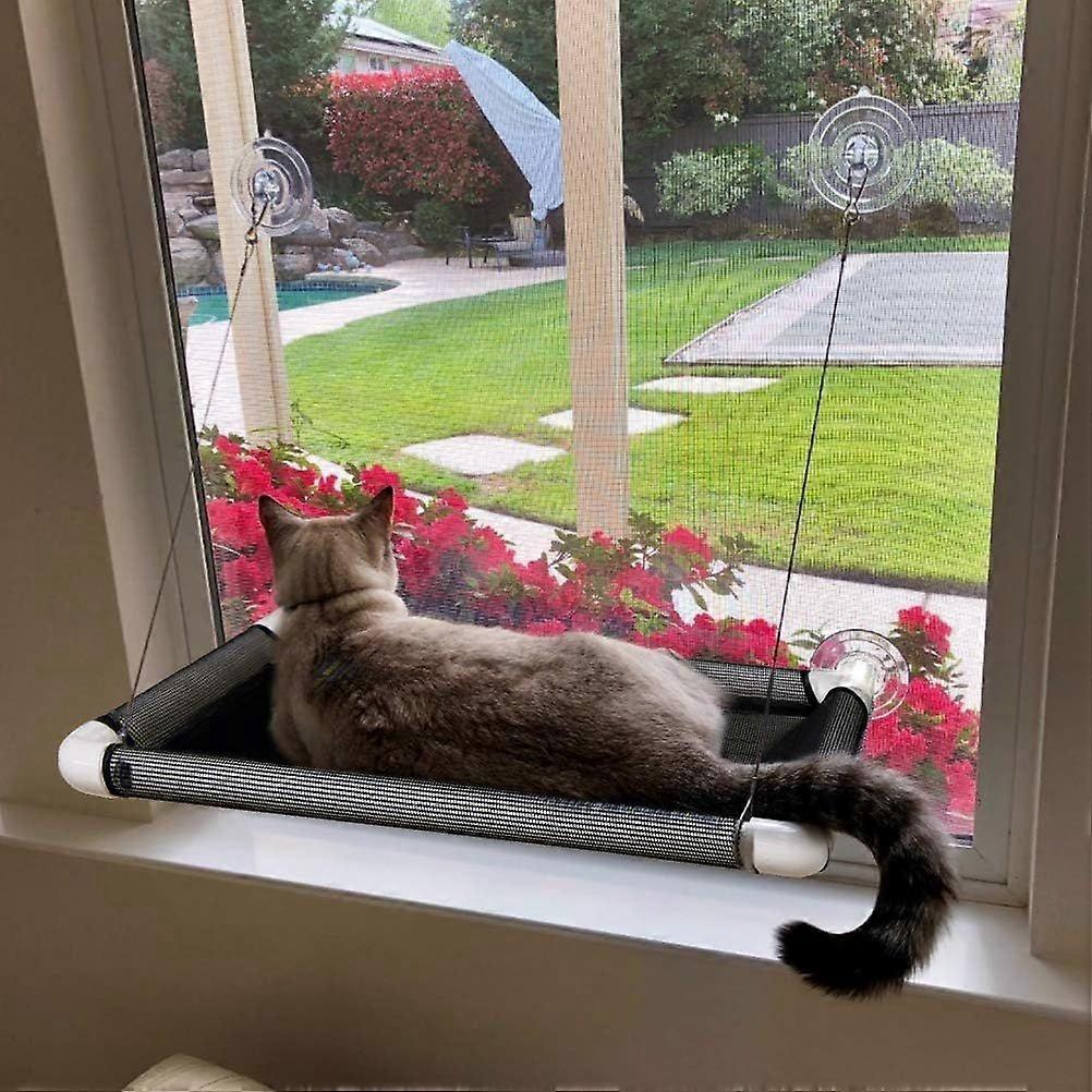 Cat Hammocks for Window - Seat Suction Cups Space Saving Cat Bed, Pet Resting Seat Safety Cat Window