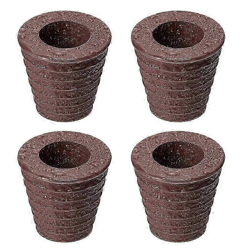 4 יחידות מטריית פטיו חרוט מטריית תקע טריז מתאים מוט מטריה בגודל 1.5 אינץ 'לפתיחת חור שולחן פטיו