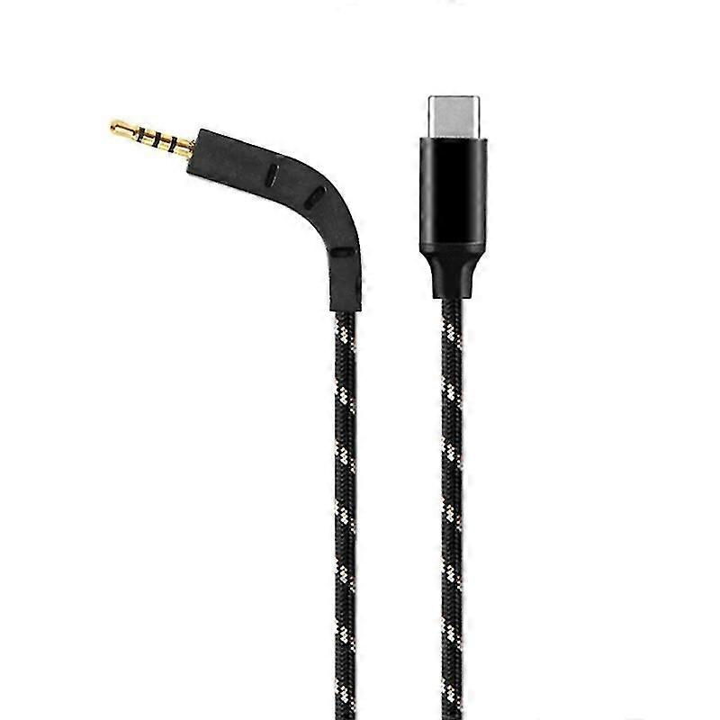 TYPE C to 2.5mm Headphones Cable for B&W P7 Headset Cord Nylon/TPE Material