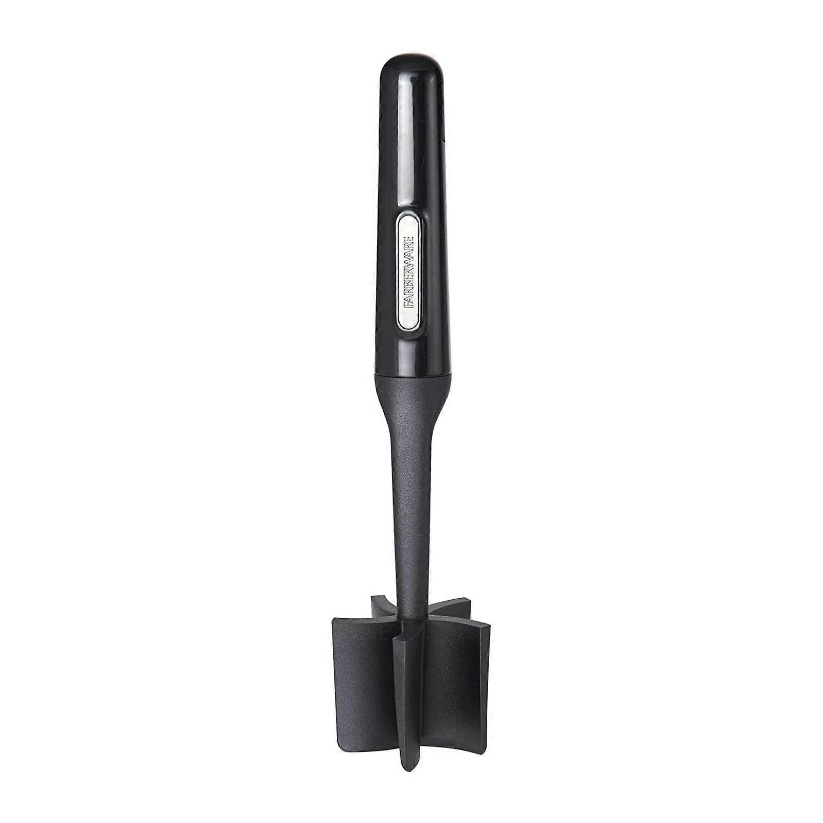 10-Inch Nylon Meat and Potato Masher, Heat-Resistant, Safe for Non-Stick Cookware, Black Color, Kitchen Tool