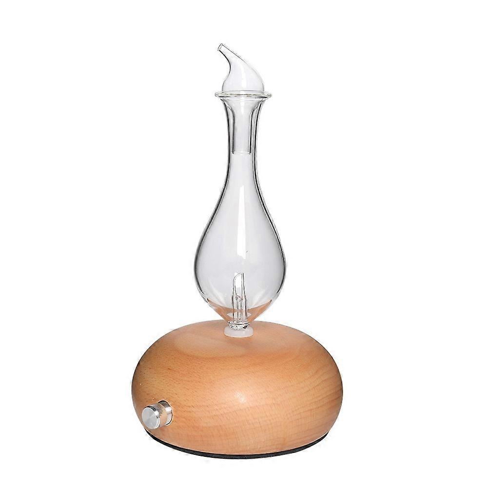 25ML Solid Wood Glass Automatic Aroma Diffuser Silent Essential Oil Atomizing Air Humidifier for Be