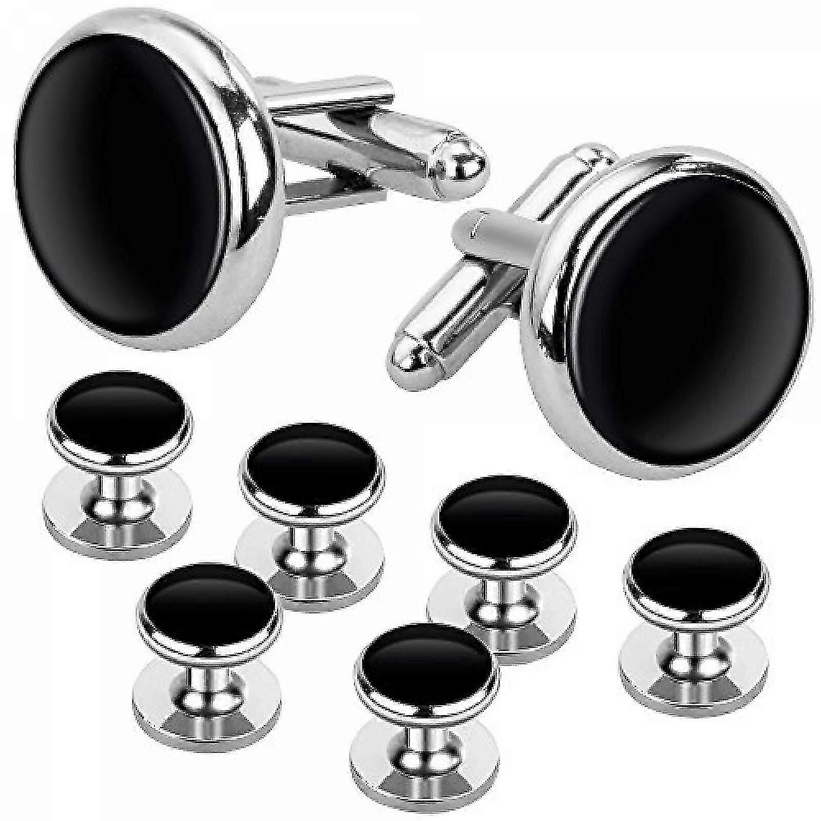 Aveki Cufflinks And Studs Set For Tuxedo Shirts Business Wedding