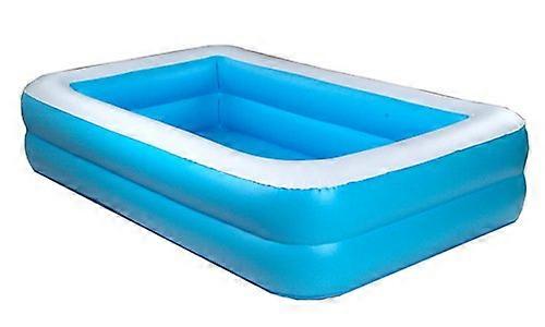 2.6M Plain Embossed Inflatable Family Sized Garden Paddling Pool