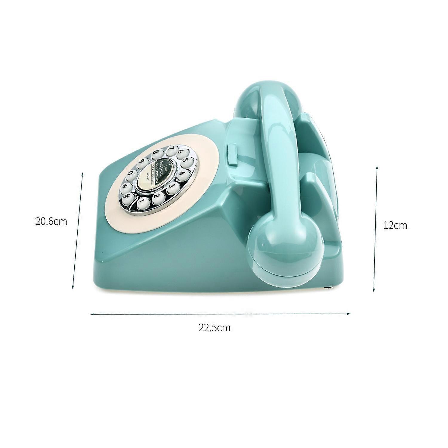Desktop Corded Phone 80s Vintage Style Telephone Desk Landline Phone Support Ring Volume Control fo