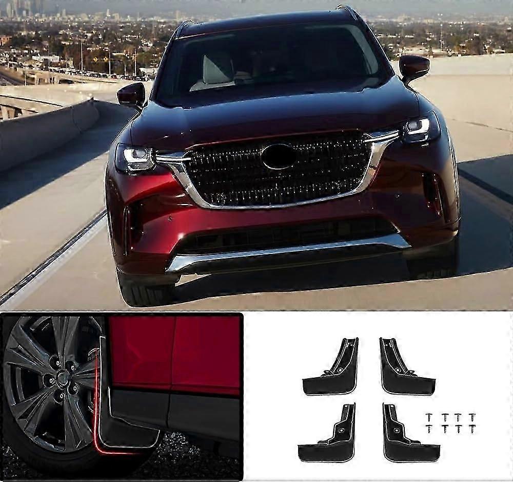Mazda CX - 60 2025 Splash Guards Mud Flaps - 4Pcs Auto Parts for Mudguard Protection