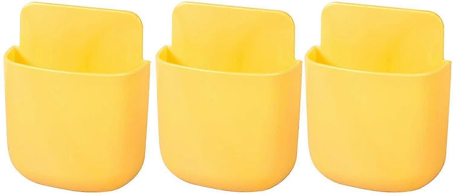 3 قطع جهاز التحكم عن بعد حامل حامل الجدار حاملي الهاتف شحن حاويات تخزين منظم سطح المكتب للمكتب المنزلي