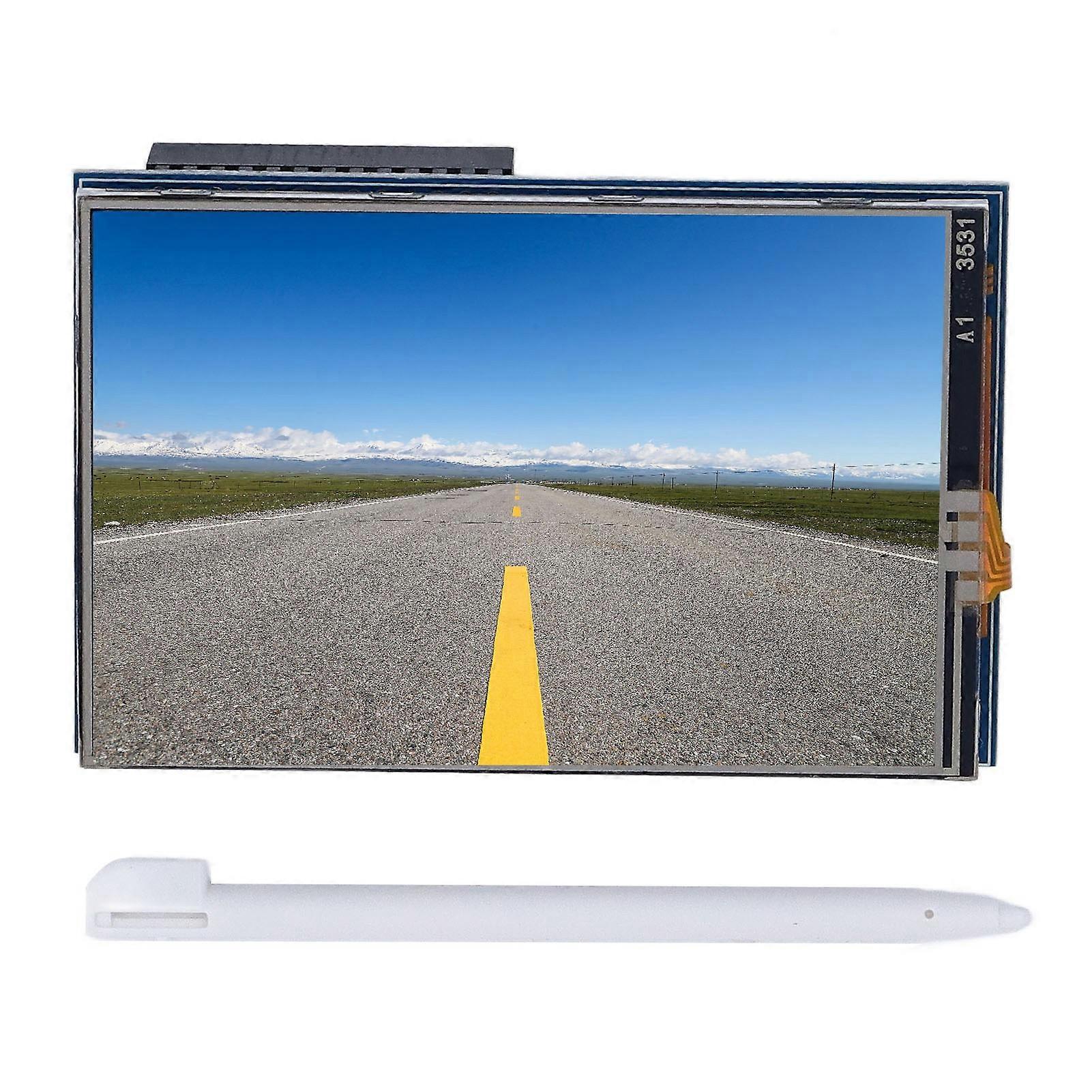 3.5 Inch Touchscreen Display 320x480 Resolution TFT SPI Resistive Touchscreen with Stylus for Pi Zero 2W 3B 4B
