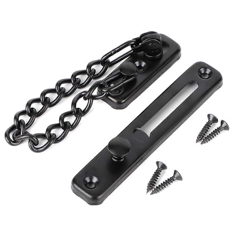 Stainless Steel Anti-Theft Chain Lock for Home and Hotel Security, Heavy-Duty Door Latch, Durable and Reliable Design