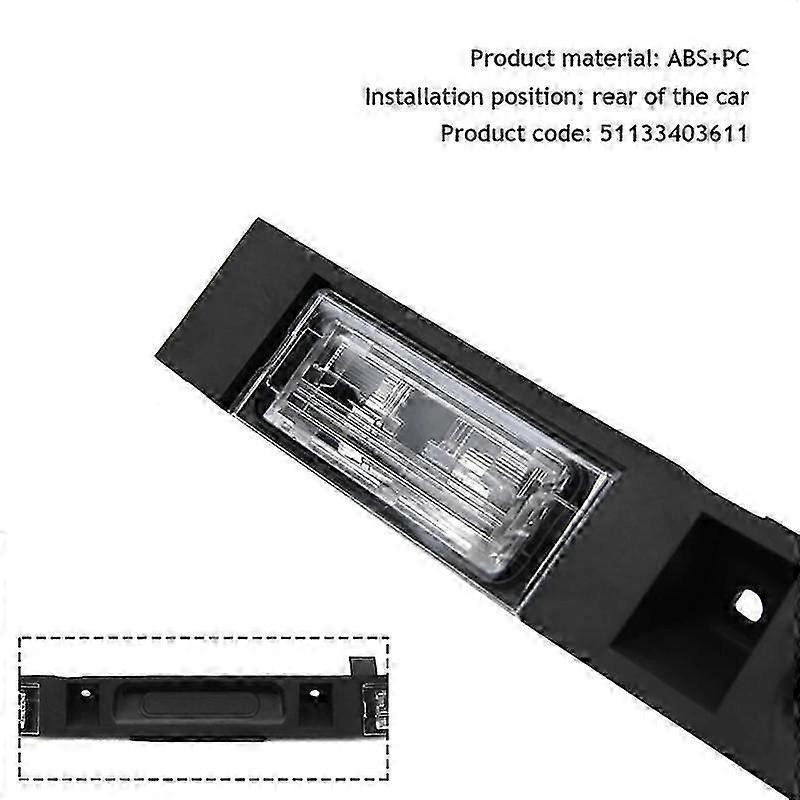 مقبض قبضة غطاء صندوق الأمتعة مع مفتاح زر ضوء ل X3 E83 2.5L L6 2003-2010 غطاء لوحة ترخيص المقبض الخلفيجديد