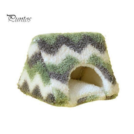 Cozy Hamster Nest Guinea Pig Winter Warm House Fleece Bed Accessory Small Animal Hideout Cave for Hamster Rabbit Chinchillas