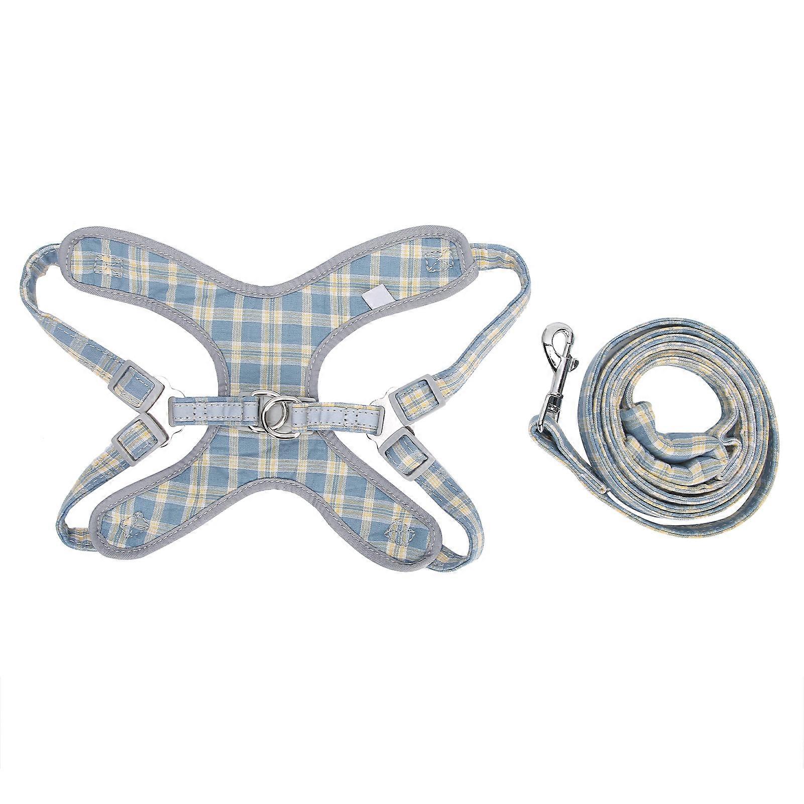 Pet Harness Leash Set Adjustable Dog Reflective Training Vest Soft Chest Strap for Small Medium Large Dogs