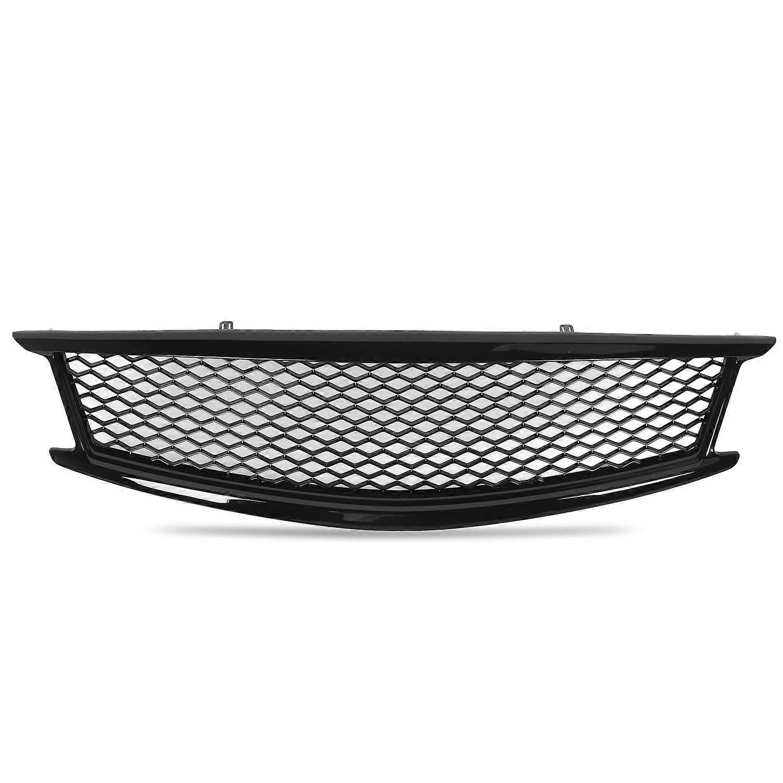 Gloss Black Mesh Front Bumper Grille Grills for G37 4 Door Sedan Facelift 2010 to 2013 for G25 2011 to 2012