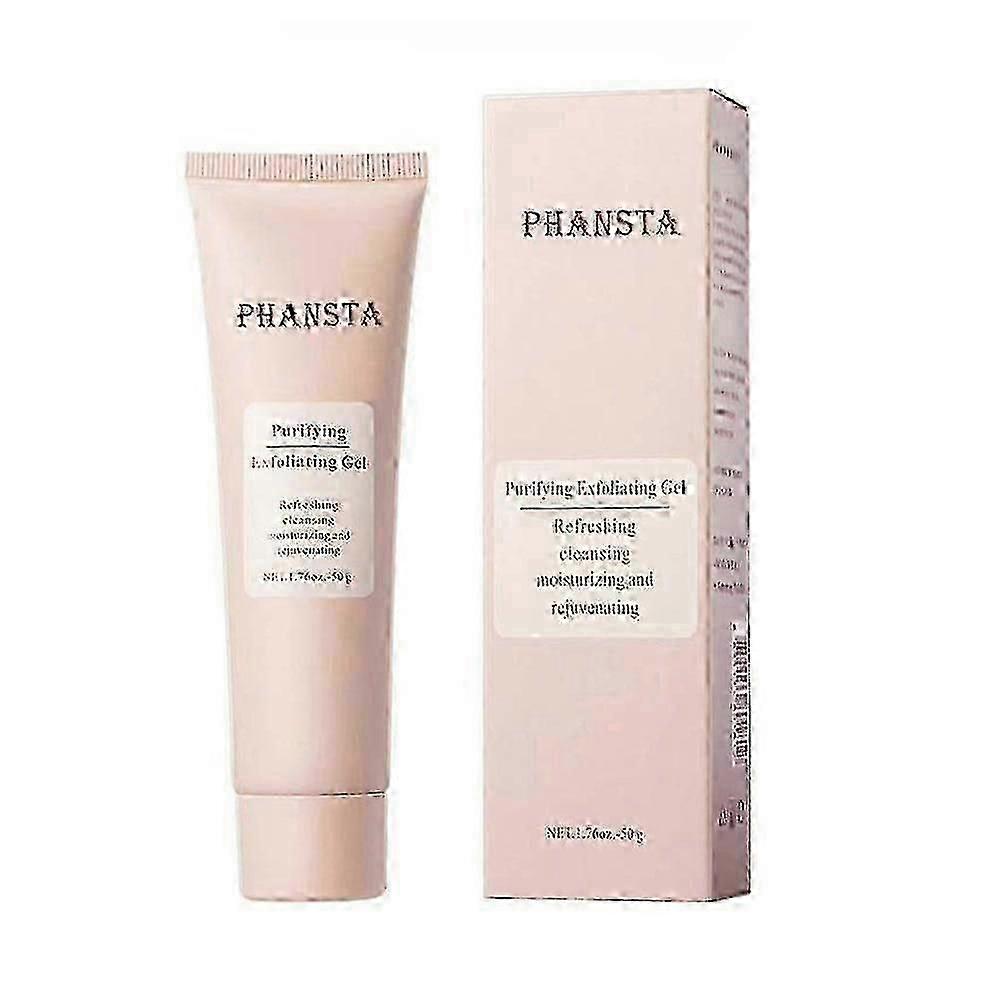 Purifying Exfoliating Gel Blackhead Remover Face And Exfoliating Scrub Gel Deep Hydrating Facial Exfoliator 50g,scrub And