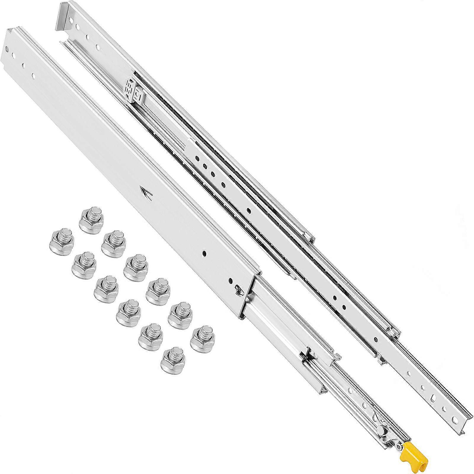 40'' Pair Heavy Duty Fully Extension Ball Bearing Slide Drawer Runners w/ Lock