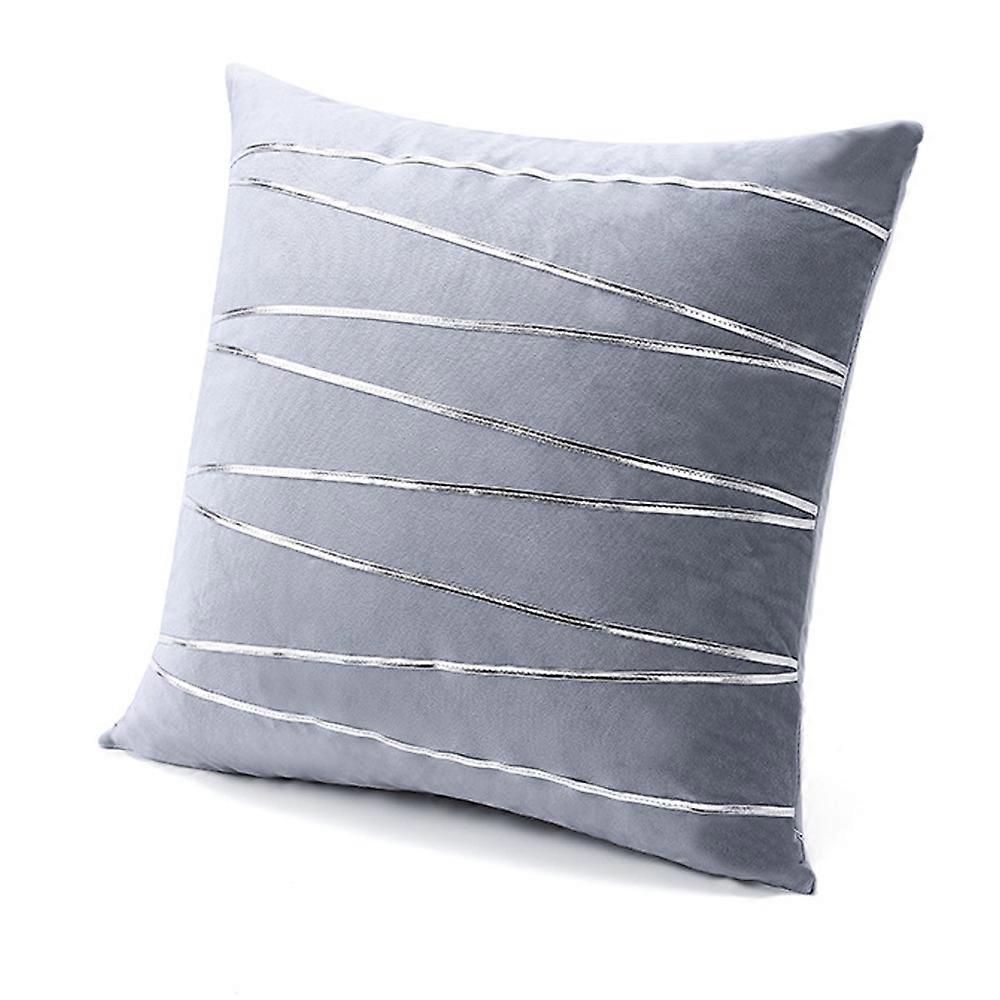 Decorative Pillow Covers, No Peculiar Smell Invisible Zipper Closure Couch Accent (45*45cm)