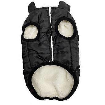 Warm and thick padded pet coat and velvet vest tarp for dogs