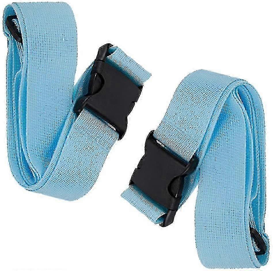2 Pieces Suitcase Straps Suitcase Straps Suitcase Luggage Straps Long, Blue