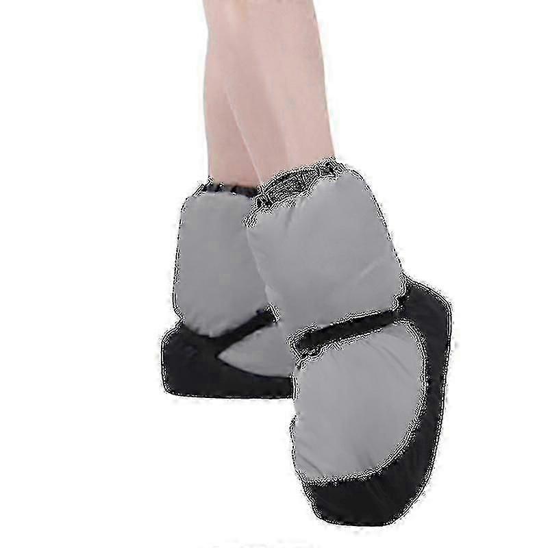 "Warm Ballet Dance Shoes Women's Padded Short Exercise Boots Cotton Shoes" n