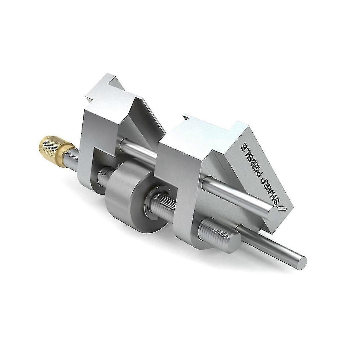 Stainless Steel Wheel Fixed Angle Sharpener For Woodworking Chisel, Flat Shovel, Carving