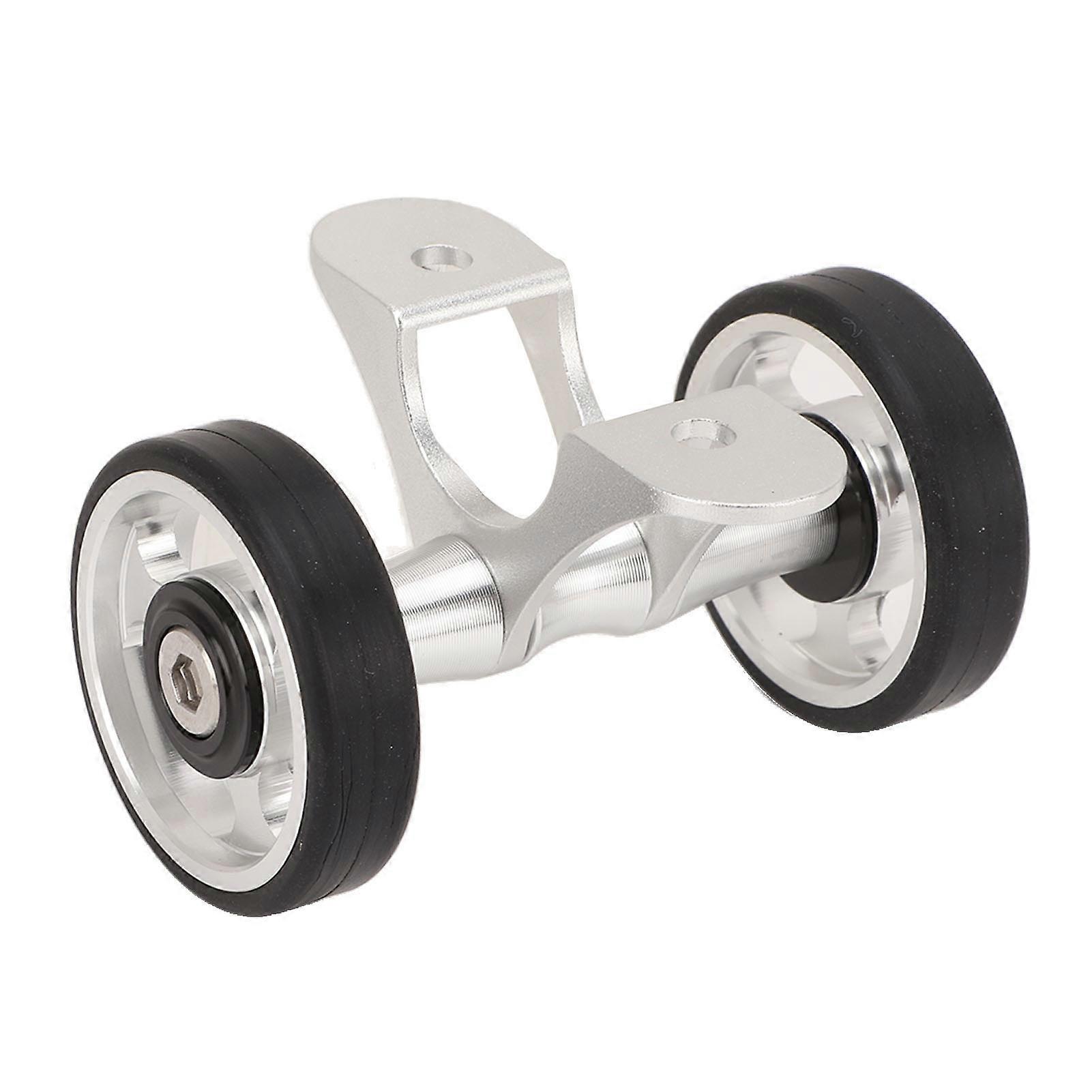 Bicycle Mudguard Easywheel Mudguard Rollers Wheels Double Wheel for Brompton Folding Bike for Dahon