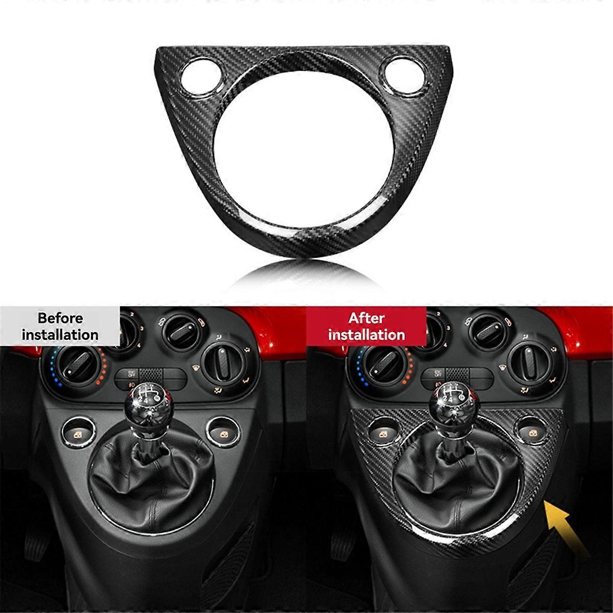 for Fiat Manual Gear Shift Cover Gear Shift Frame Sticker