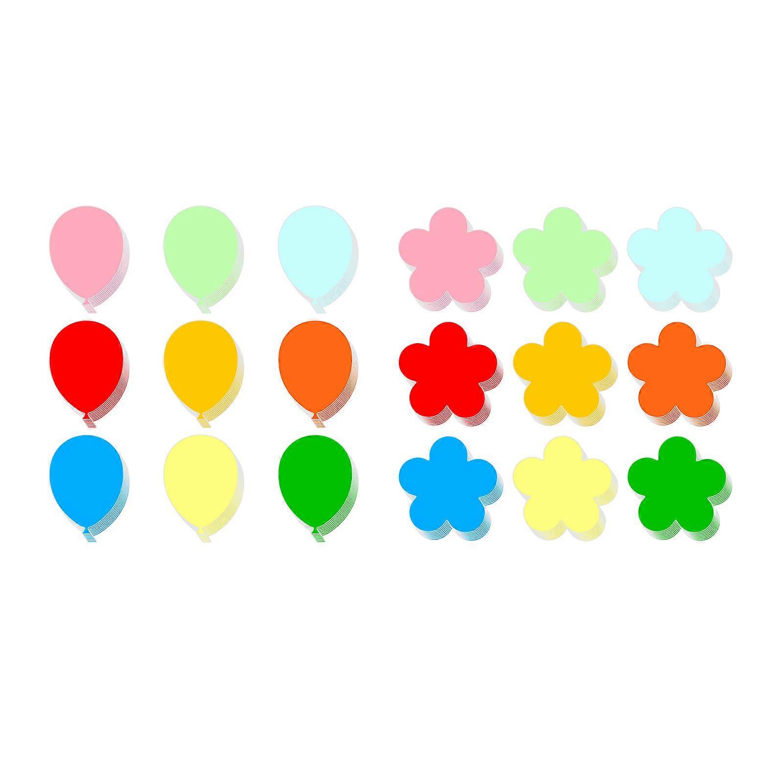 Cutouts Paper Assorted Color Spring Multi Shaped Cutout Classroom Decoration for DIY Kids School Party