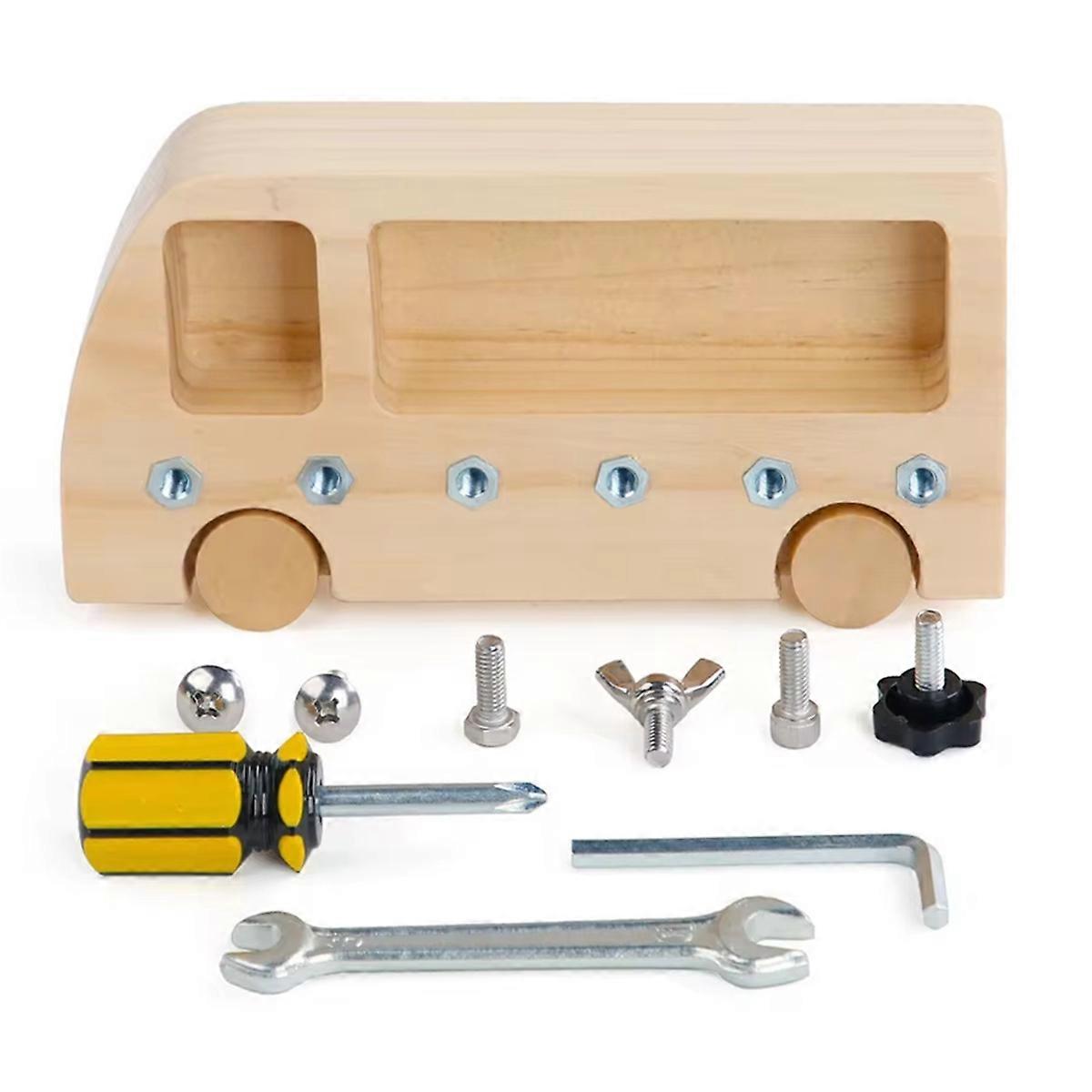 teaching aid Busy bus toy Hand-eye coordination training in early