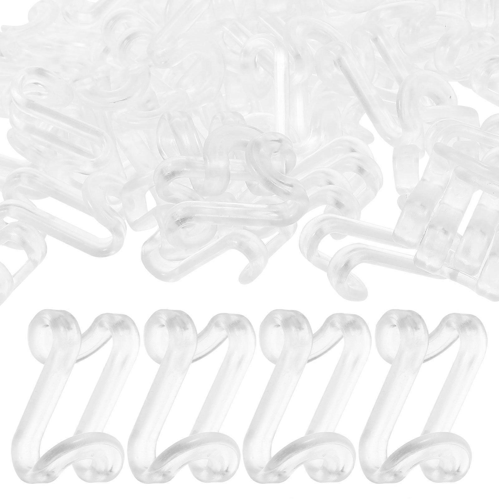 60pcs S Shaped Clothes Hanger Connection Hooks Clothes Hanger Connector Hooks