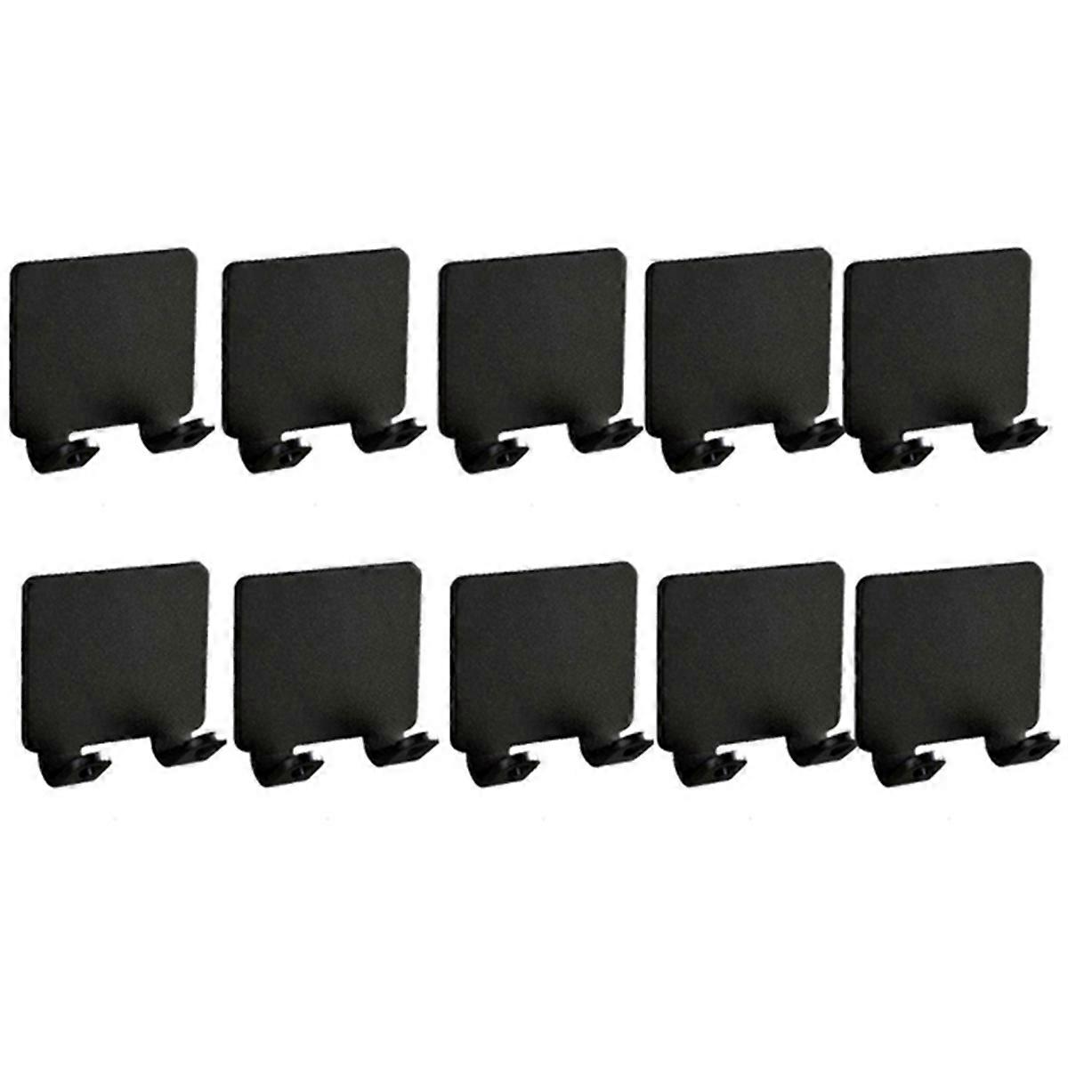 Lot de 10 crochets de rangement adhésifs pour outils de rasage, sans perforation