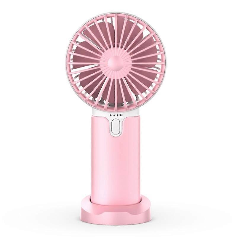 Handheld Mini Silent Fan, Colour: X2 Pink X2 Pink
