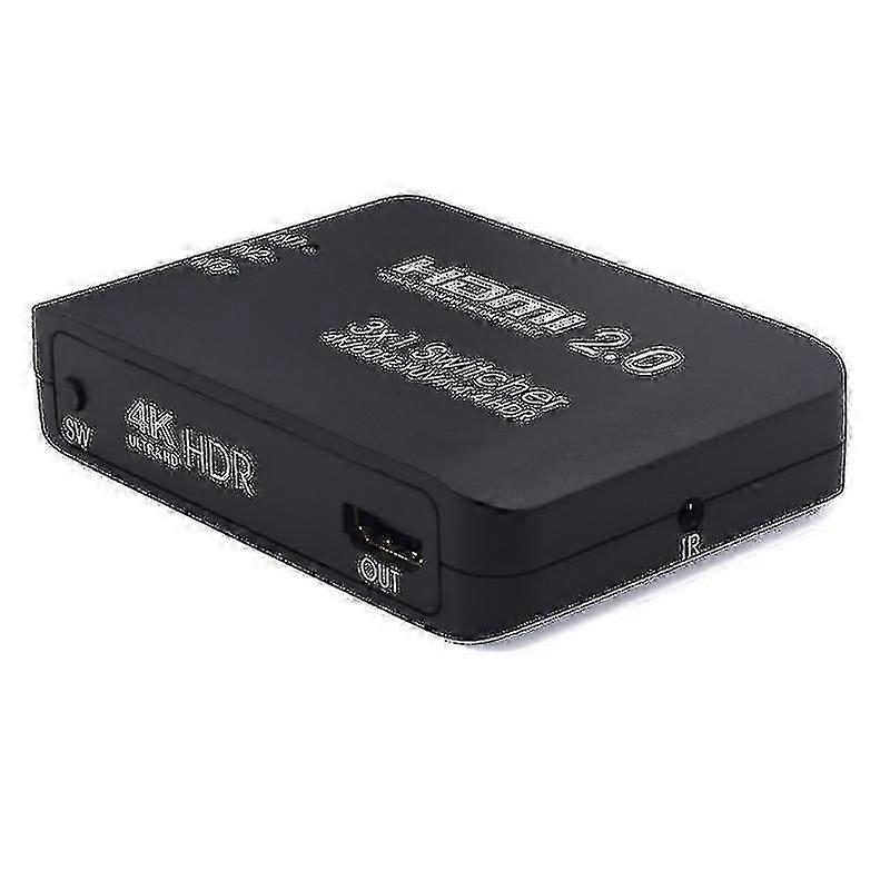 Computer Accessory Sets Ays-31v20 Hdmi 2.0 3x1 4k Ultra Hd Switch Splitter Black