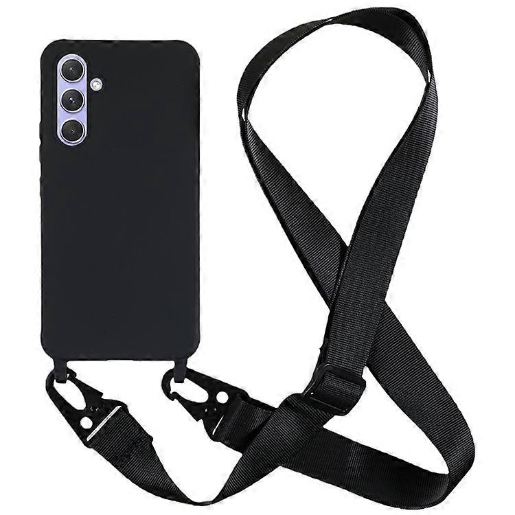 Case Compatible For Samsung Galaxy A55 5G Phone Shell Anti-fall TPU Cover with Wide Lanyard