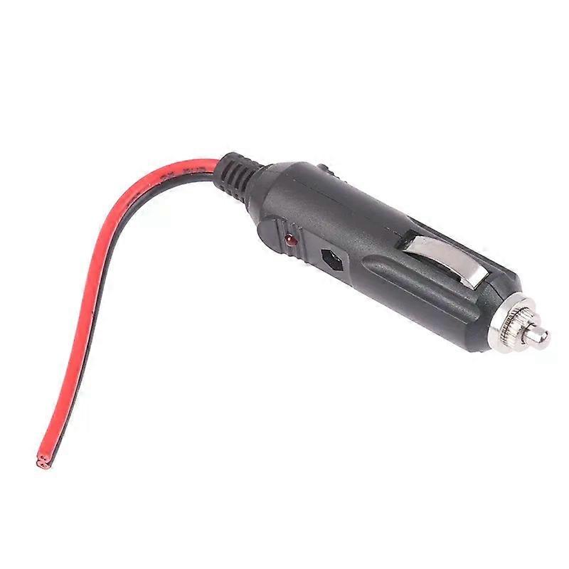 1PC High Quality Copper Wire High-power 12V 24V Auto 20A Male Car Cigarette Lighter LED Socket Plug Connector Adapter