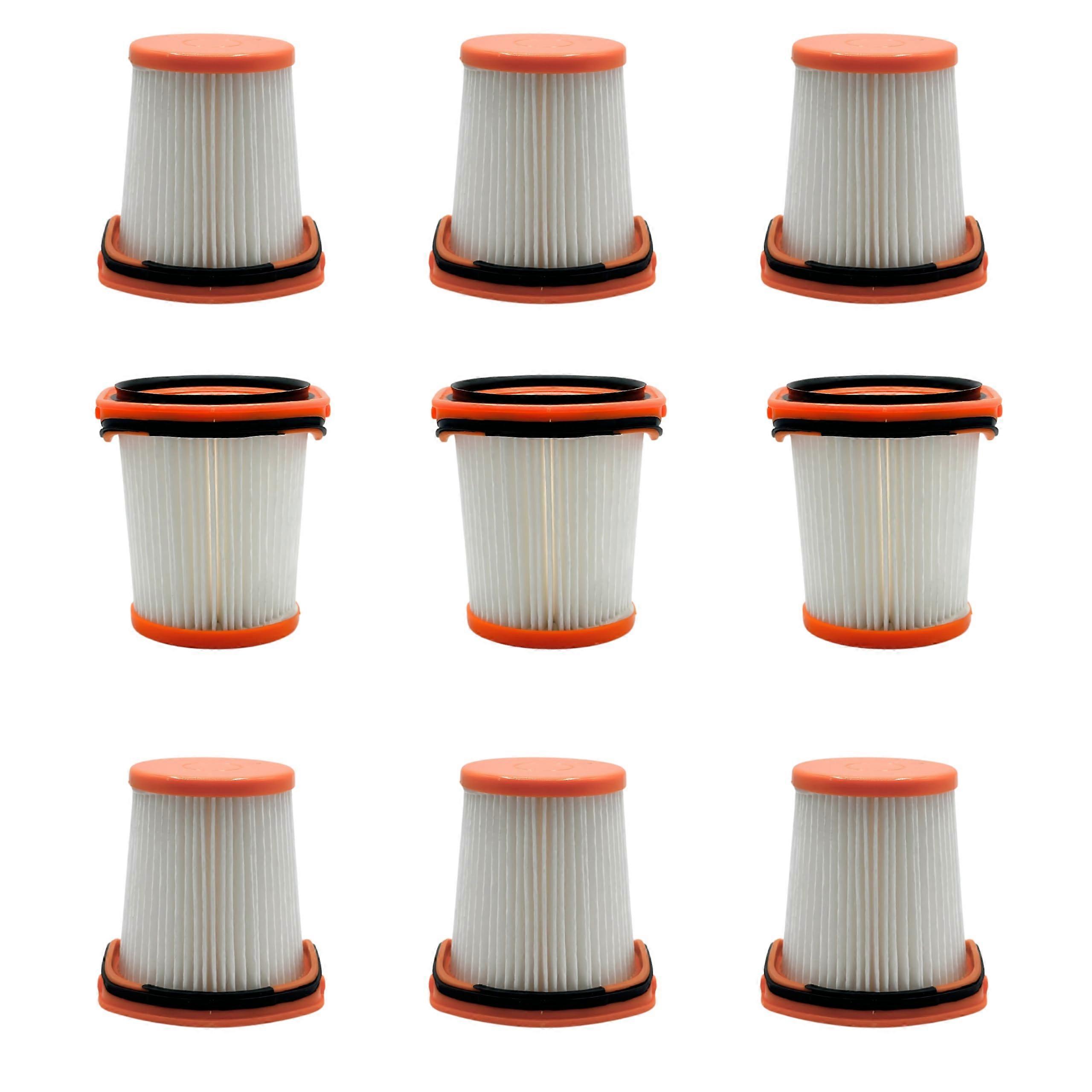 WS642AE WS640AE HEPA Filter Replacement for Shark Vacuum Wandvac Self-Empty System, 9-Pack Ultra-Lightweight Cordless Filters