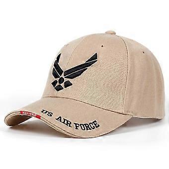 US Air Force Geborduurde Baseball Cap Verstelbaar voor Mannen en Vrouwen Casual Lente en Herfst Bescherming Tegen de Zon