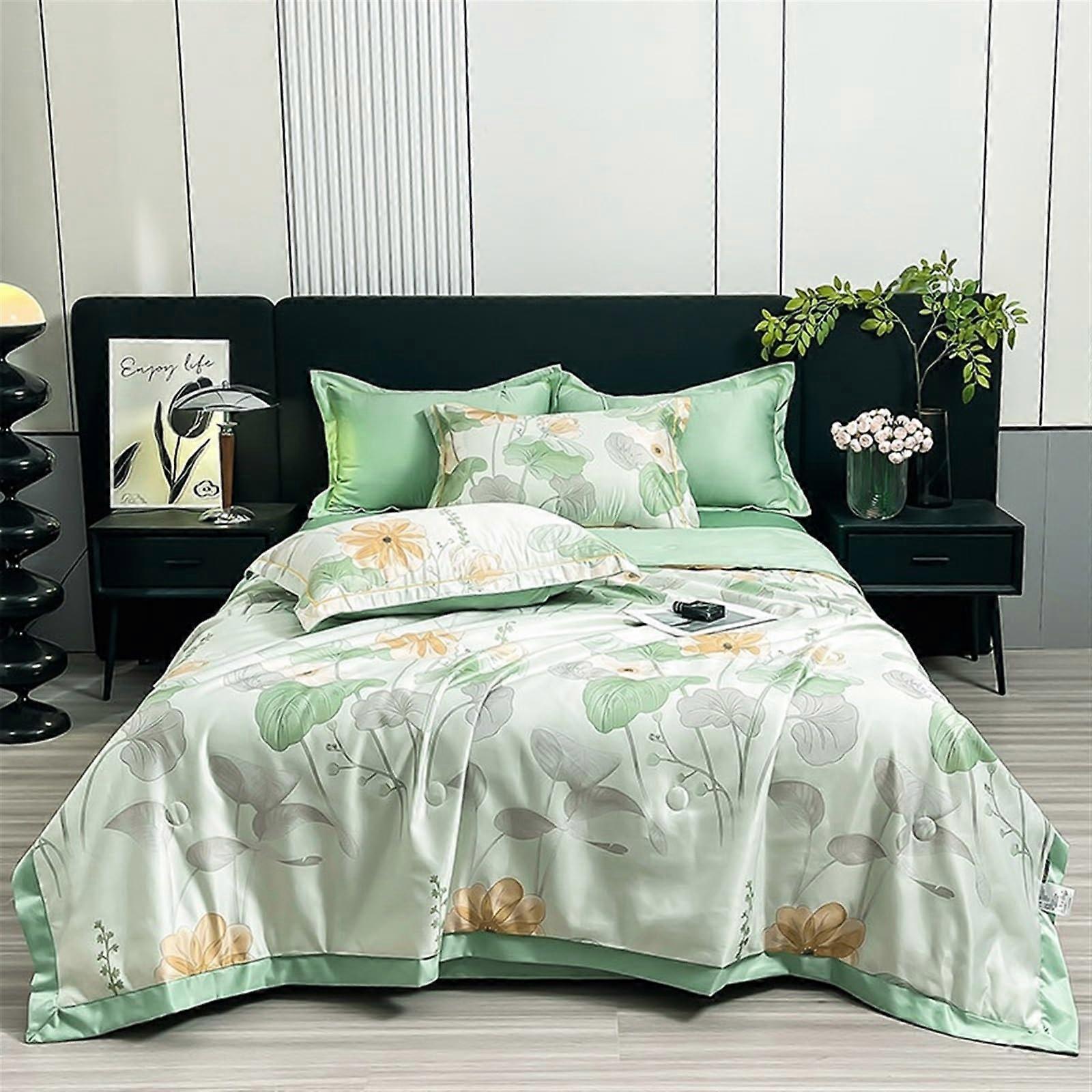 4 PCs Luxury Quilt Air Conditioning Comforter Cooling Sheets 150x200cm