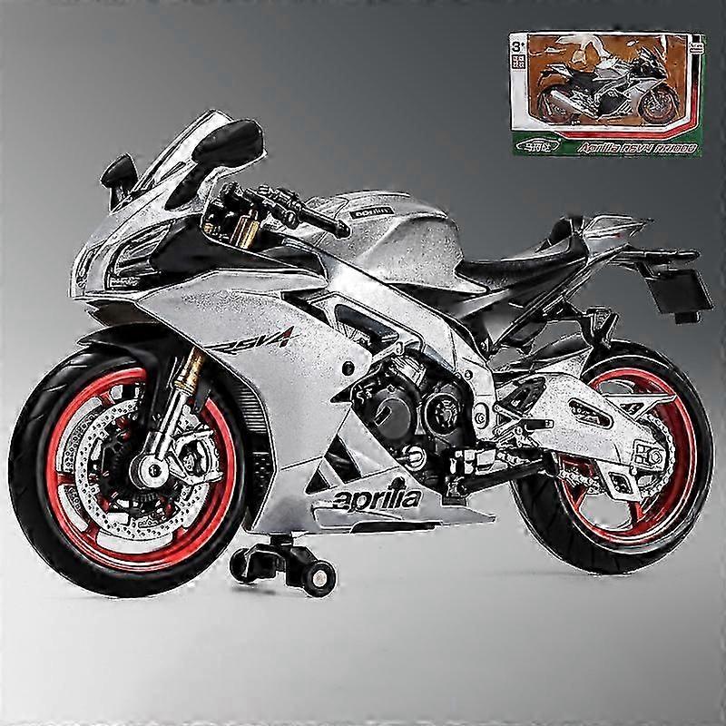 1/12 Απριλίου Rsv4 Rr1000 Κράμα Die Χυτό Μοντέλο Μοτοσικλέτας Μοντέλο Παιχνίδι Συλλογή Αυτοκινήτων Autobike Shork-απορροφητής Εκτός Δρόμου Autocycle Παιχνίδι Δώρο